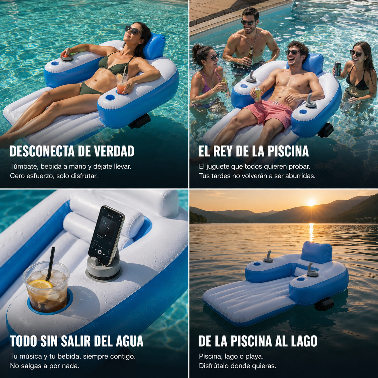 Buoya™ - Colchoneta Hinchable Eléctrica