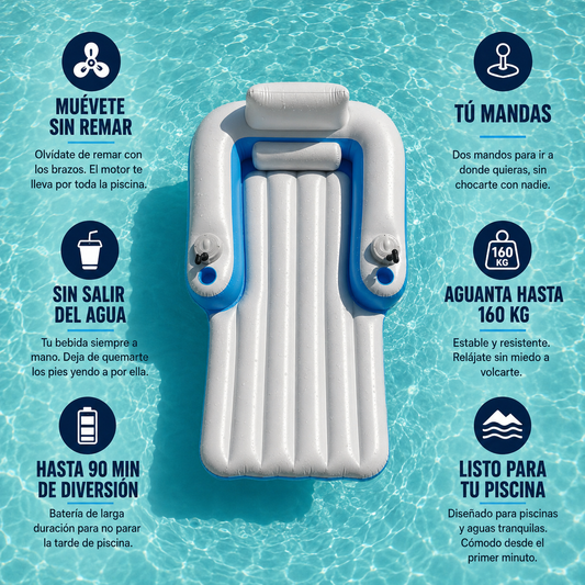 Buoya™ - Colchoneta Hinchable Eléctrica